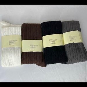 New Knit Knee High Socks Bundle